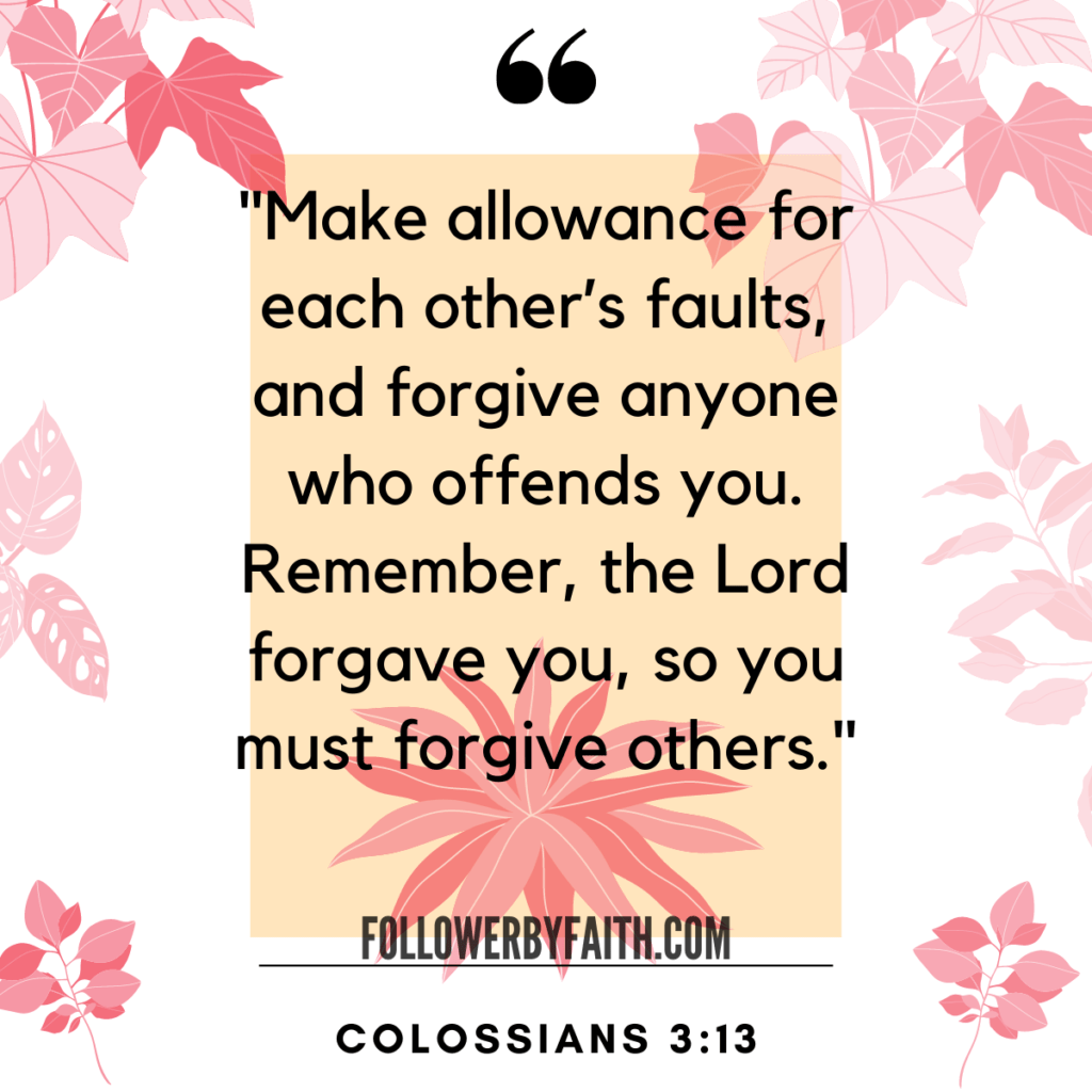 Bible Verse Colossians 3:13