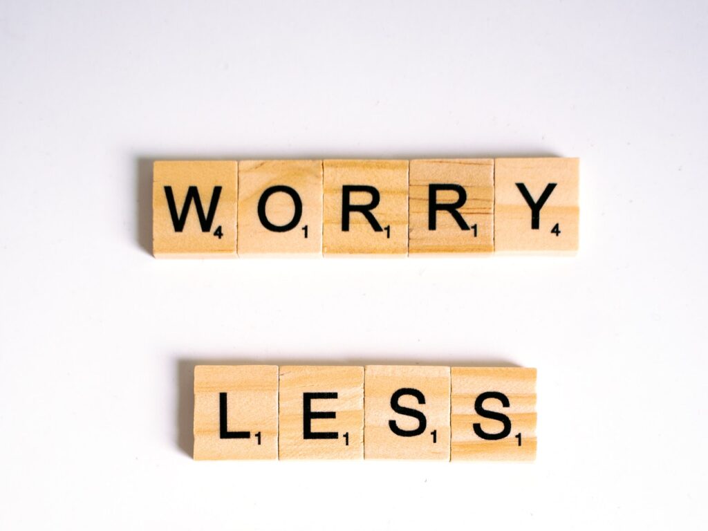 Worry Less Lettering