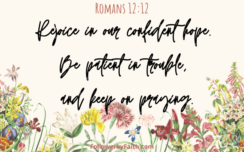 Daily Bible Verse Romans 12:12