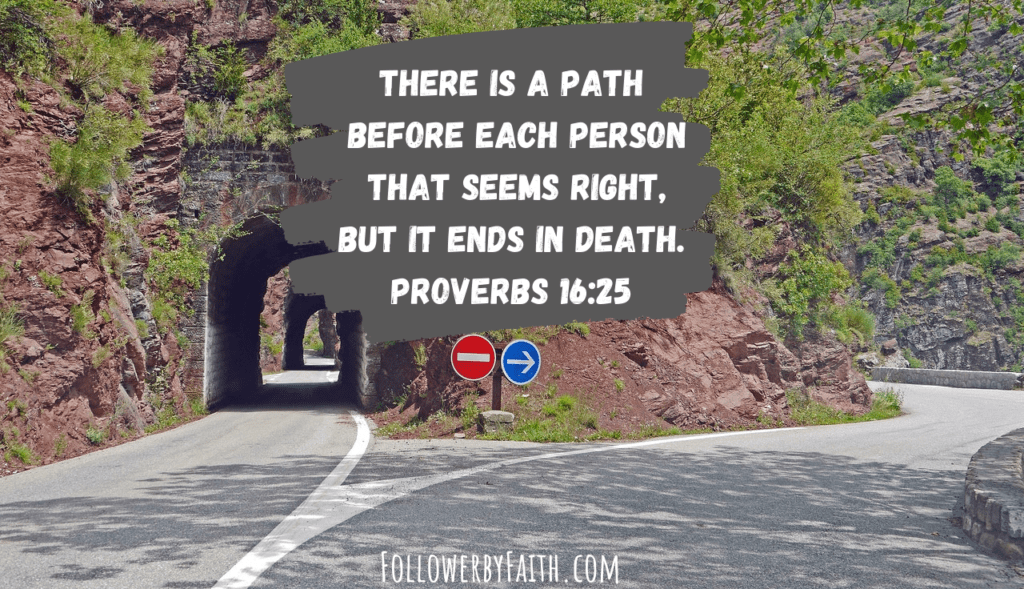 Proverbs 16:25 Daily Bible Verse Crossroads