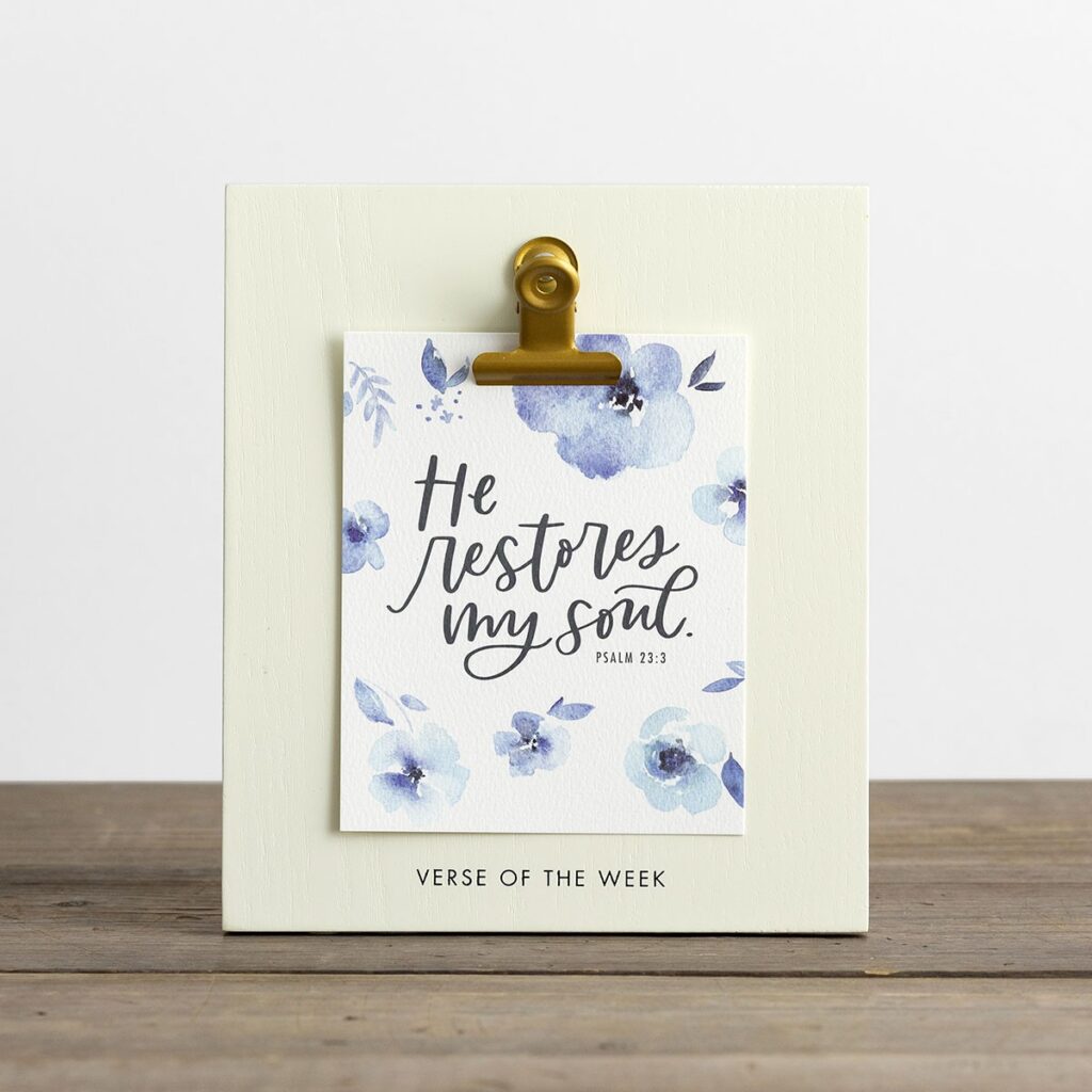Verse of the Week Clipframe and Cards Gift