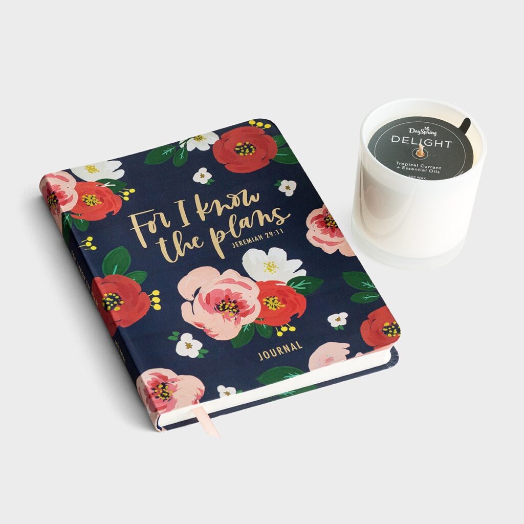 Mother's Day Gift Journal and Candle Set