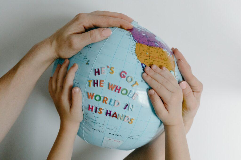 Self-Care: He's got the whole world in his hands.