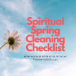 Flower Spiritual Spring Cleaning Checklist