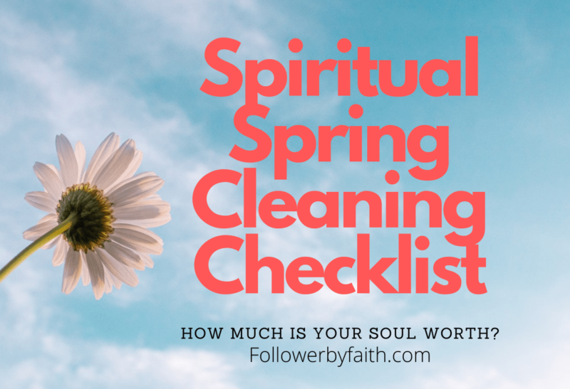 Flower Spiritual Spring Cleaning Checklist