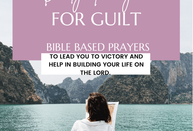 Guilt: Daily Prayer For Guilt