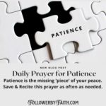 Patience Daily Prayer for Patience