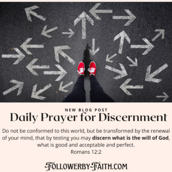 Daily Prayer for Discernment Romans 12:2