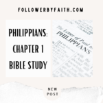 Philippians Bible Study Chapter One