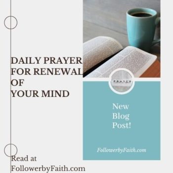 Daily Prayer for Renewal of Your Mind